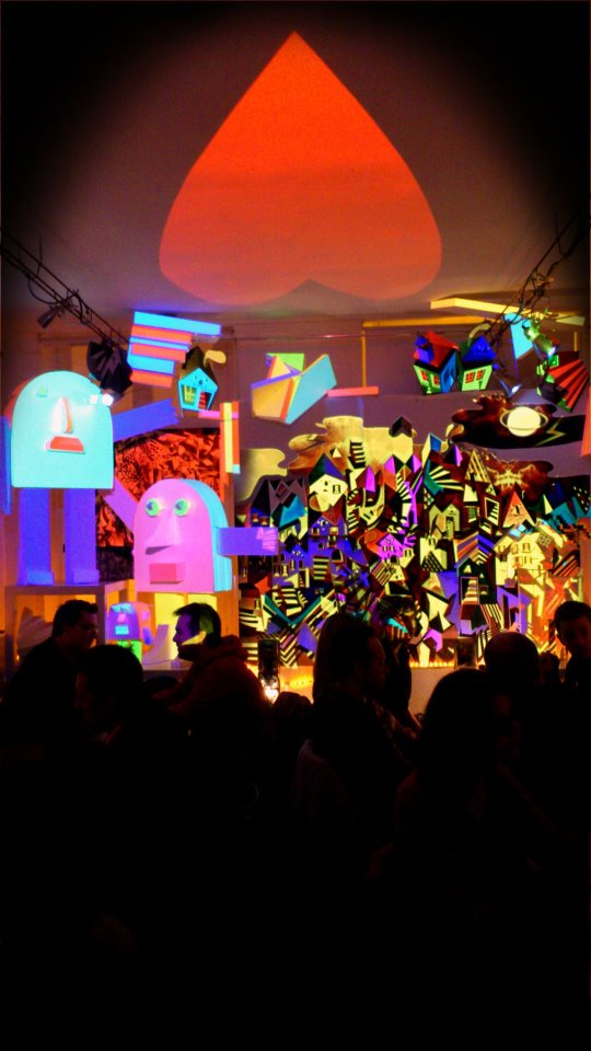 wall projection